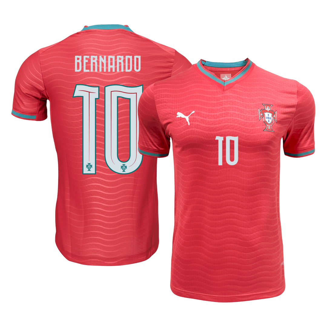 BERNARDO #10 Portugal Camiseta Versión Jugador Local Copa Mundial 2026