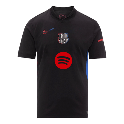 RAPHINHA #11 Barcelona Soccer Jersey Away Shirt 2024/25 - UCL (Spotify Logo Without Text)