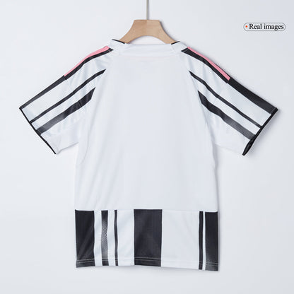 Juventus Home Kids Soccer Jerseys Full Kit 2025/26