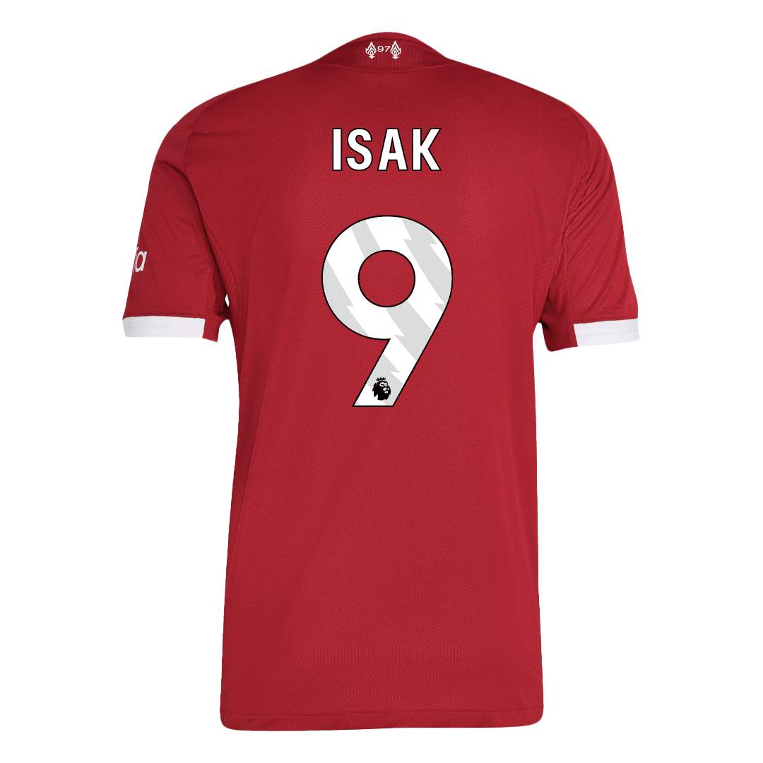 ISAK #9 domači avtentični nogometni dres Liverpool 2025/26