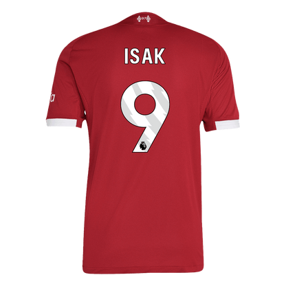 ISAK #9 domači avtentični nogometni dres Liverpool 2025/26