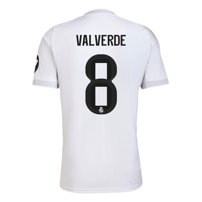 VALVERDE #8 Real Madrid Home Soccer Jersey 2025/26