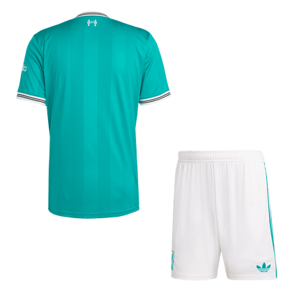 Equipación de visitante del Liverpool 2025/26