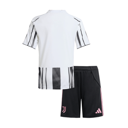 Juventus Home Kids Soccer Jerseys Kit 2025/26