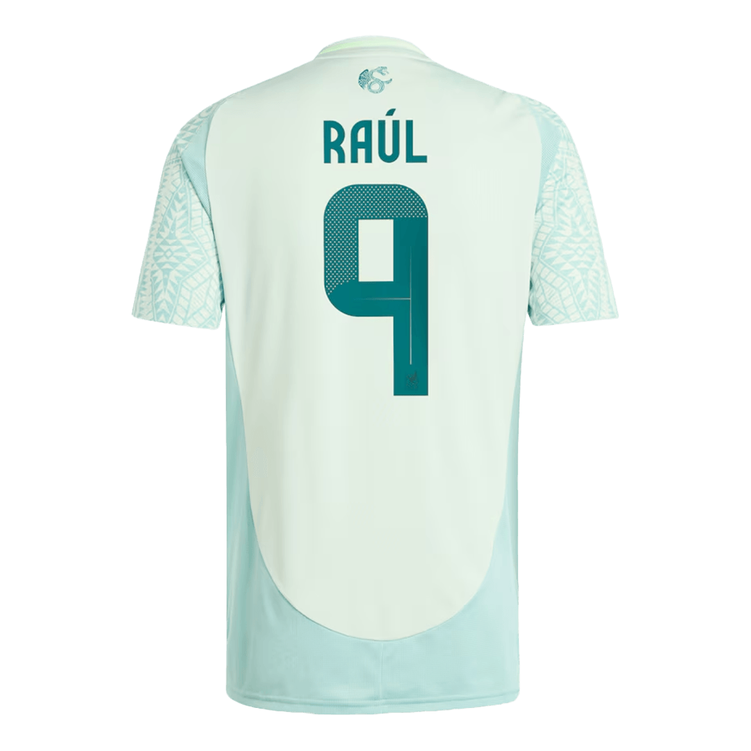 RAUL #9 Mehika nogometni dres gostujoči prilagodljiv dres 2024