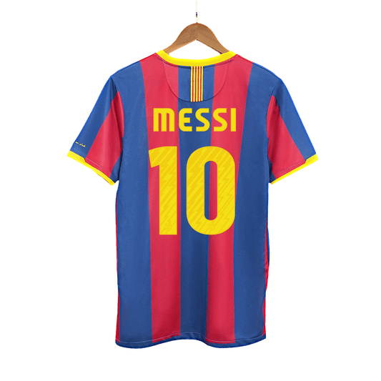 Retro Jersey MESSI #10 Barcelona Retro Jersey Home Soccer Shirt 2010/11