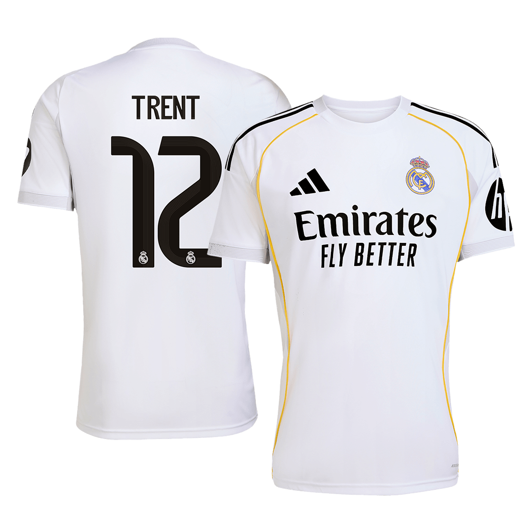 Real Madrid TRENT #12 Home Soccer Jersey 2025/26