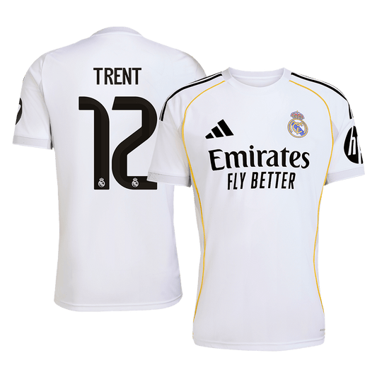 Real Madrid TRENT #12 Home Soccer Jersey 2025/26