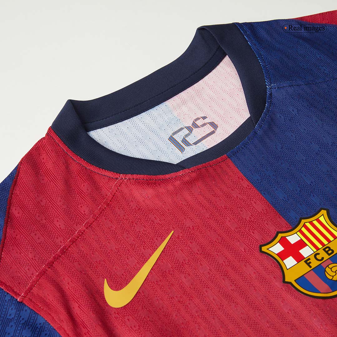 Pristna doma?a nogometna majica Barcelona x Travis Scott 2024/25 rde?a in modra