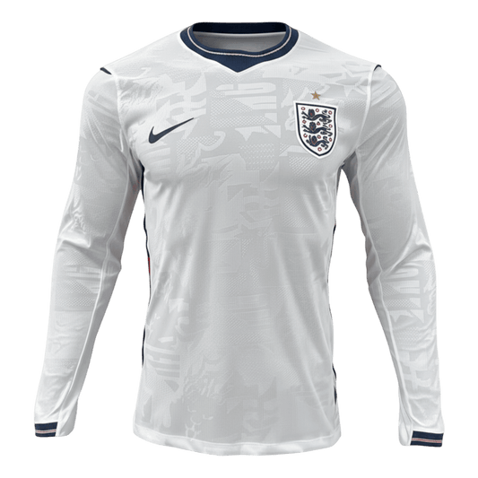 Camiseta de jugador de manga larga de Inglaterra para casa - Copa del Mundo 2026