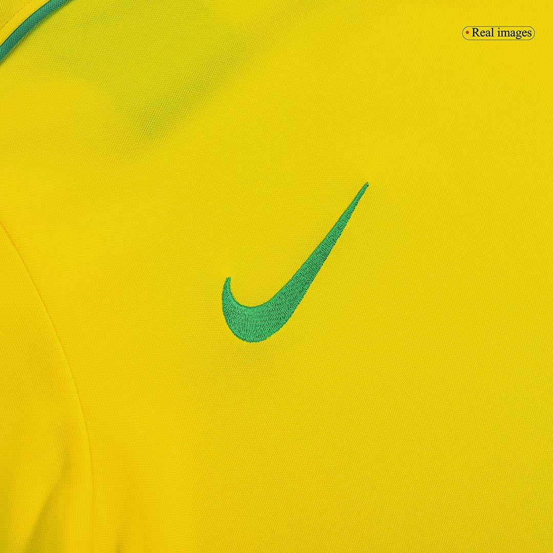 Camiseta de fútbol retro RONALDO #9 Brasil de local 1998 - Copa del Mundo