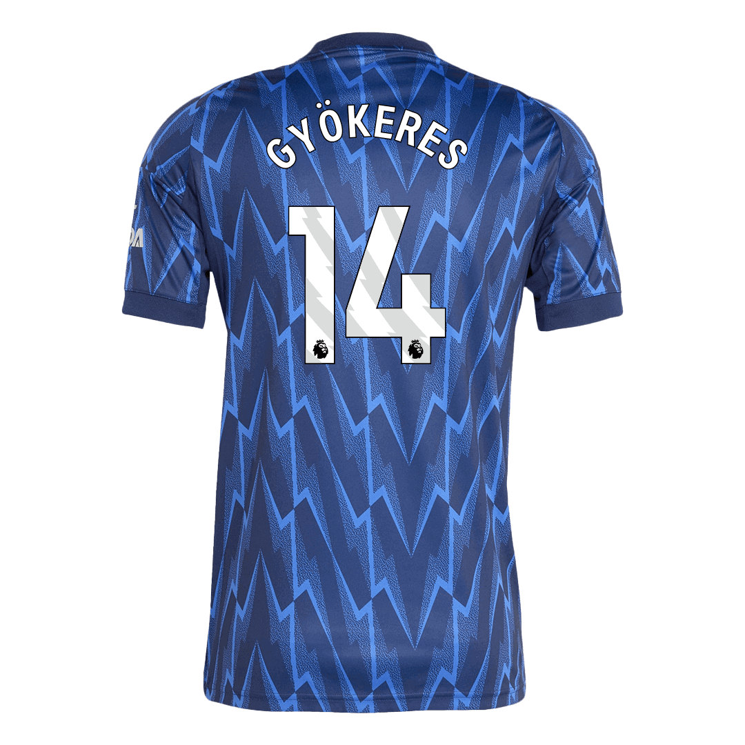 GYÖKERES #14 Arsenal gostujoči nogometni dres 2025/26