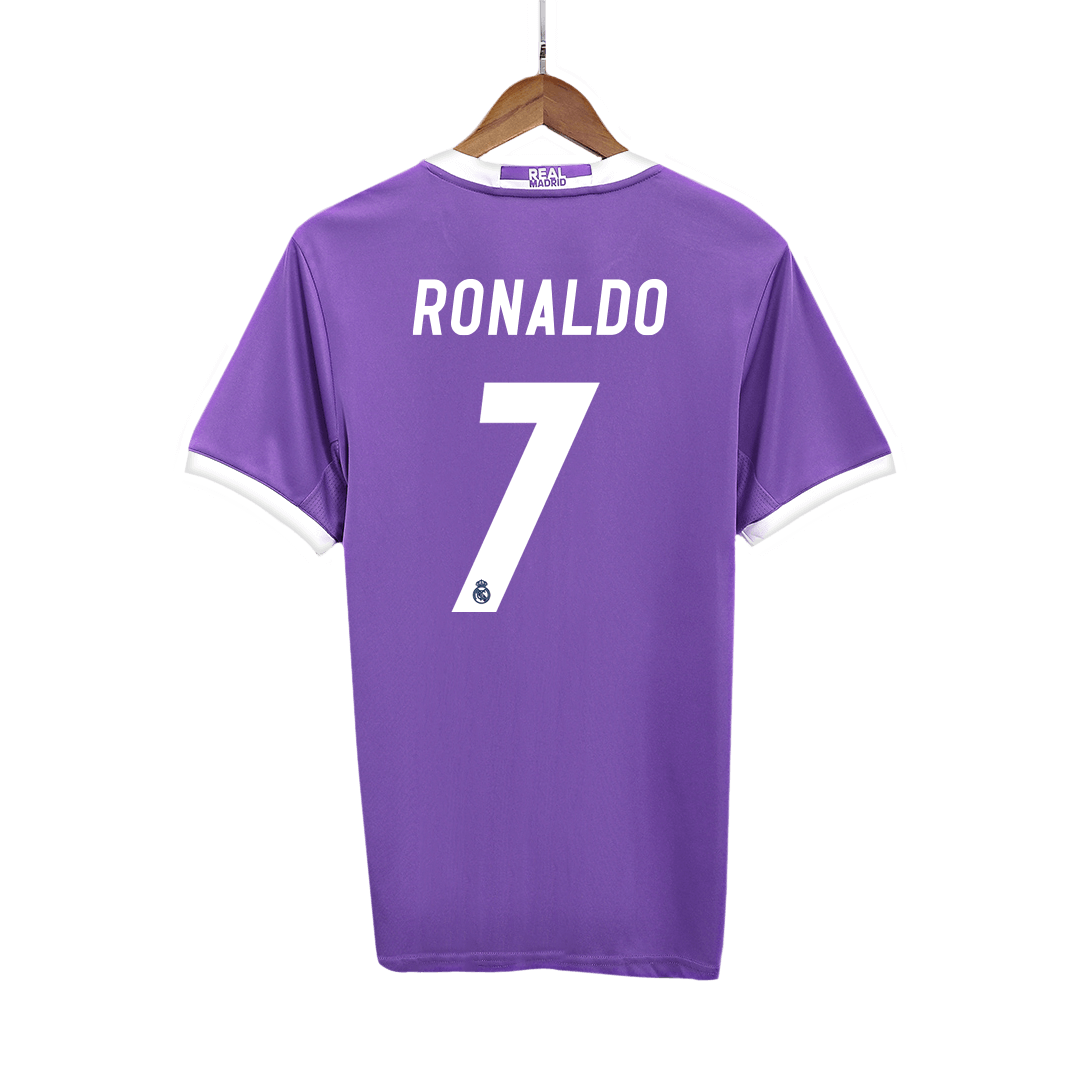 RONALDO #7 Camiseta de Fútbol Retro del Real Madrid Visitante 2016/17