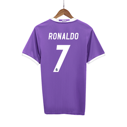 RONALDO #7 Camiseta de Fútbol Retro del Real Madrid Visitante 2016/17