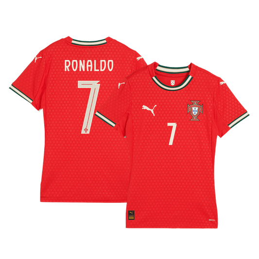 Women's Portugal RONALDO #7 Home Soccer Jersey 2025