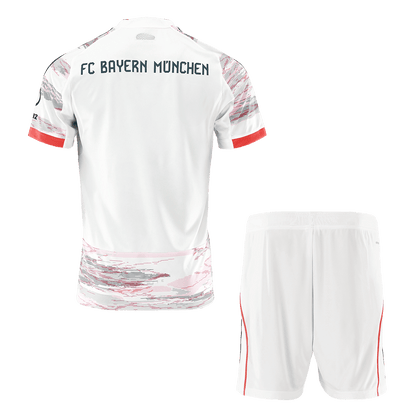 Bayern Munich Away Soccer Jersey Kit 2025/26 (Jersey+Shorts)