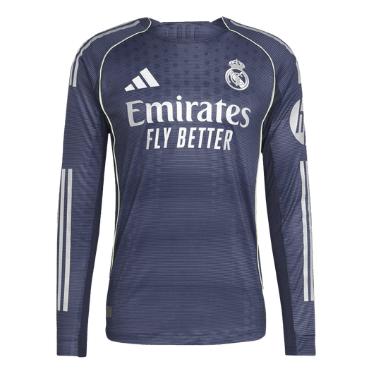 Real Madrid Nogometni dres Gostujo?i 2025/26 Dolgi rokavi Authentic