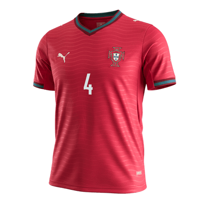 RúBEN DIAS#4 Portugal Home Soccer Jersey World Cup 2026 Red