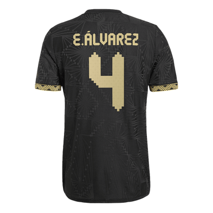 Mexico E.ÁLVAREZ #4 Third Away Soccer Jersey Authentic 2025 -Gold Cup