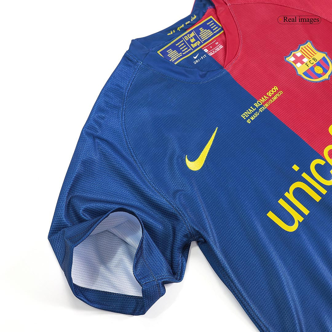Camiseta Retro ETO'O #9 Barcelona Camiseta Retro de Fútbol de Local 2008/09 Final UCL