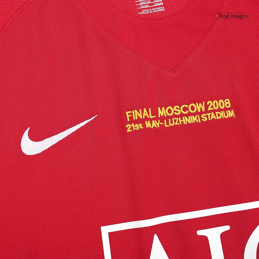 Retro dres RONALDO #7 Manchester United Retro dres domači nogometna majica 2007/08 - finale Lige prvakov