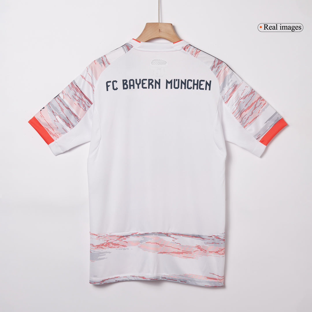 Bayern Munich Away Soccer Jersey Kit(Jersey+Shorts) 2025/26 White