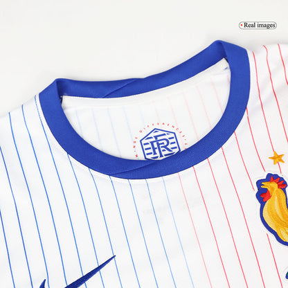 France Away Soccer Jersey Euro