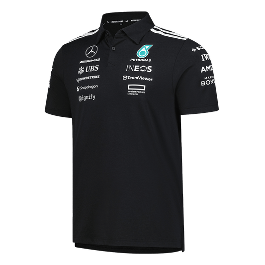 Mercedes AMG Petronas F1 2025 Team Polo Black