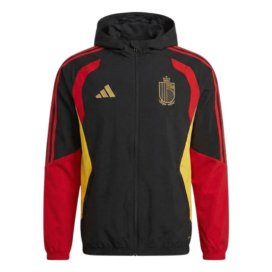 Belgium Windbreaker Hoodie Jacket Black 2026