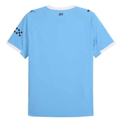Camiseta de fútbol de local del Manchester City 2025/26 azul