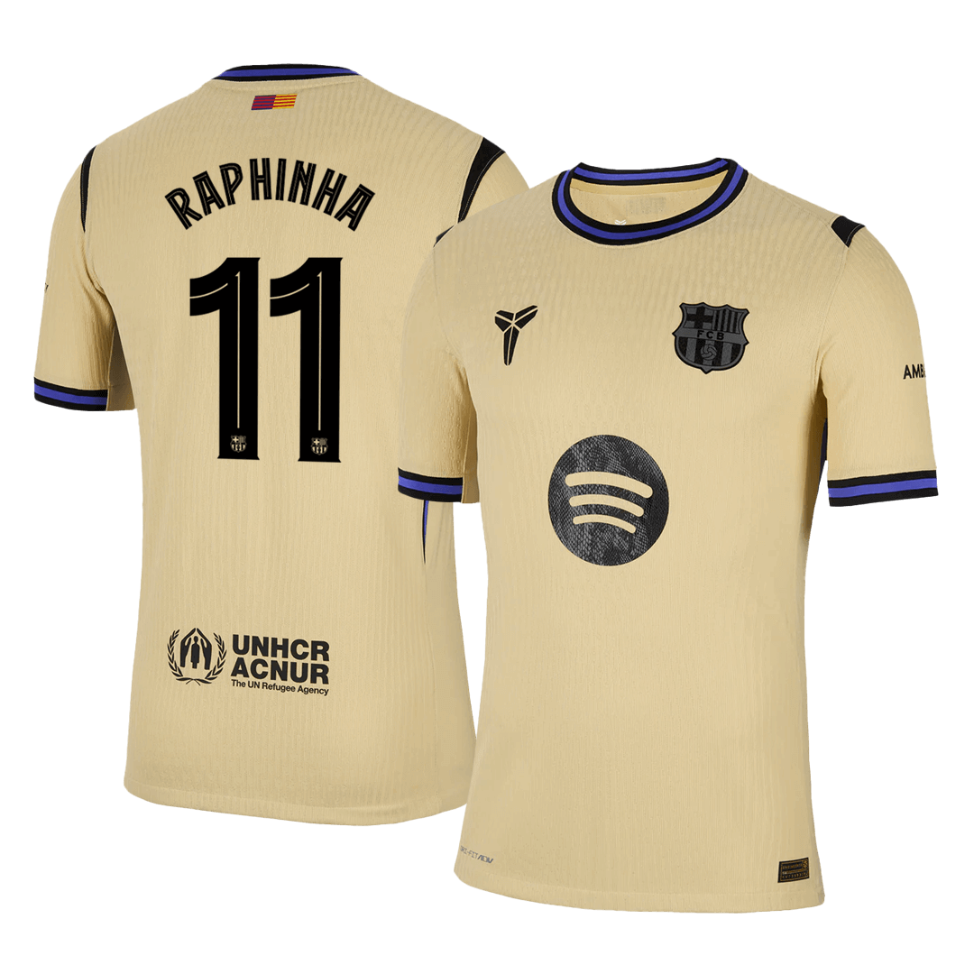 Authentic RAPHINHA #11 Barcelona gostujo?a majica 2025/26 - UCL