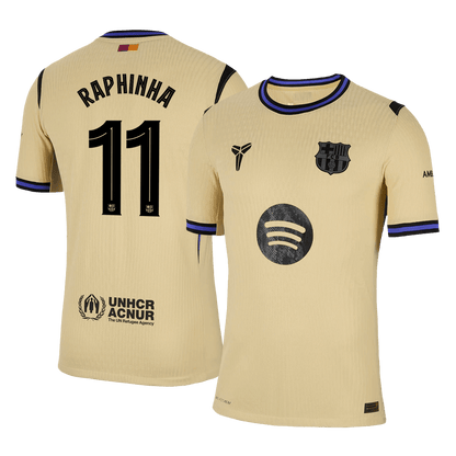 Authentic RAPHINHA #11 Barcelona gostujo?a majica 2025/26 - UCL