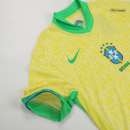 RODRYGO #10 Brazil Home Soccer Jersey Copa America 2024