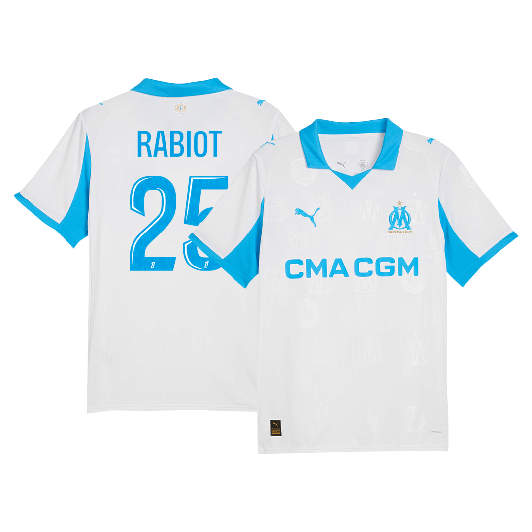 RABIOT #25 Domači nogometni dres Marseille 2025/26