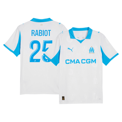 RABIOT #25 Domači nogometni dres Marseille 2025/26
