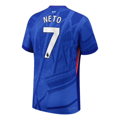 NETO #7 Chelsea Home Authentic Soccer Jersey 2025/26