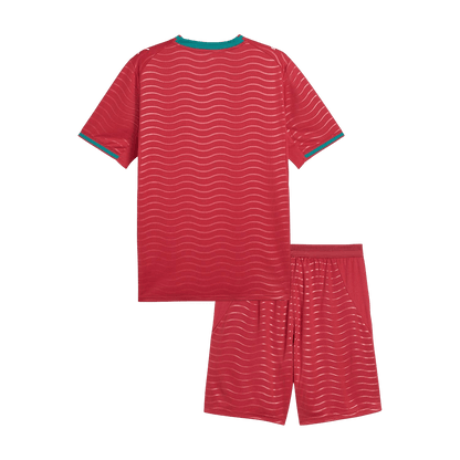 Equipación de fútbol para niños de la Selección de Portugal (uniforme de local) Mundial 2026