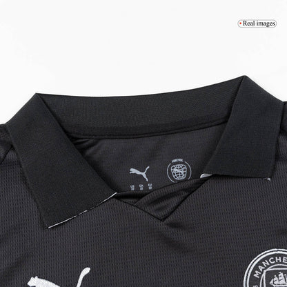 Manchester City Away Kids Soccer Jerseys Kit 2025/26