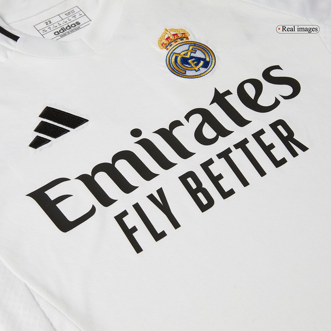 Kid's Real Madrid Home Soccer Jersey Kit (Shirt+Shorts)