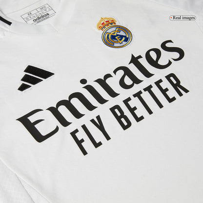 Gift-Kid's Real Madrid Home Soccer Jersey Kit (Shirt+Shorts) 2024/25