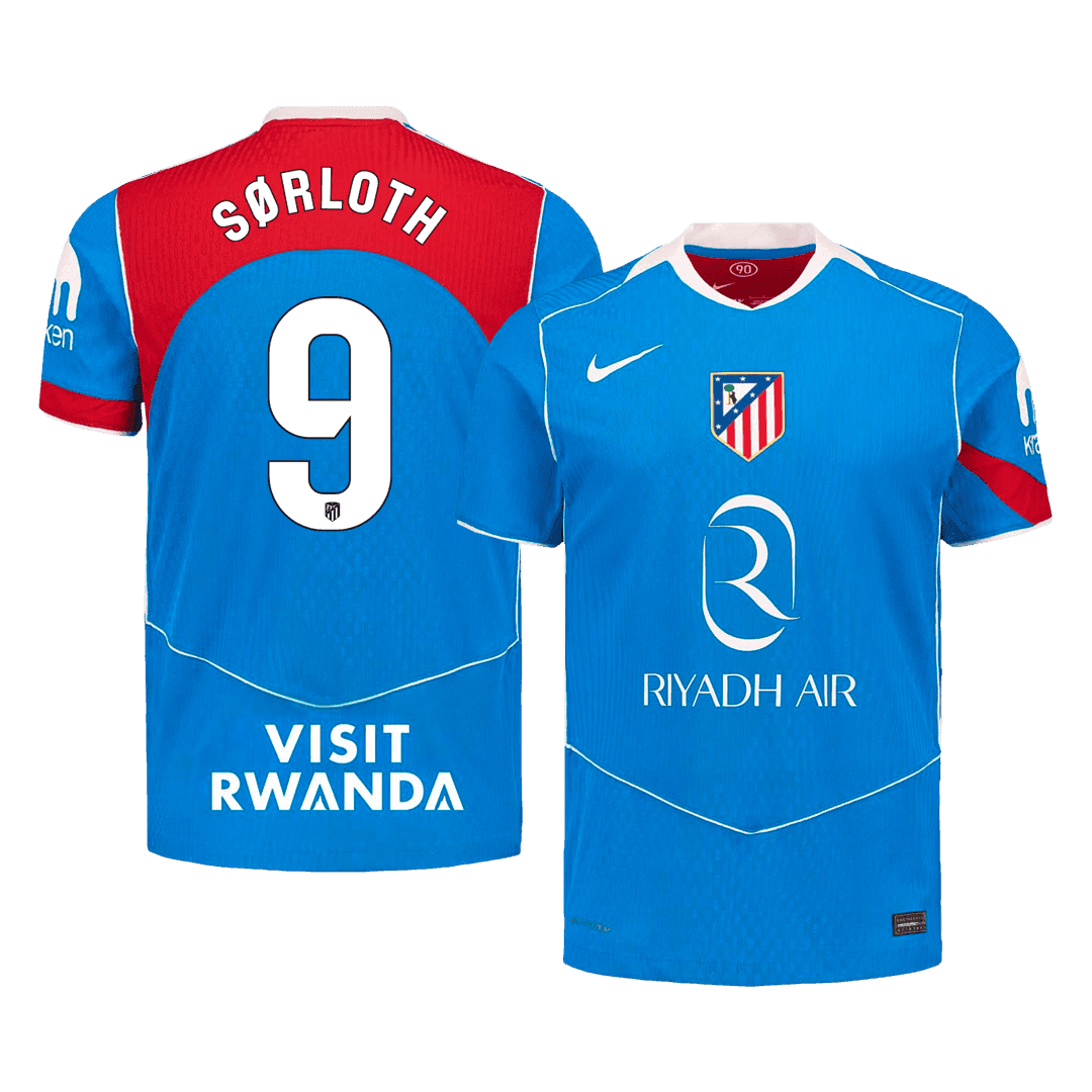 Atletico Madrid Nogometni dres Tretji 2025/26 Authentic SØRLOTH #9