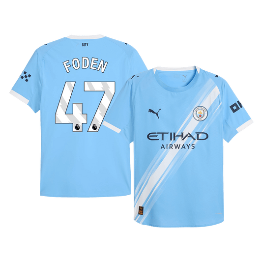FODEN #47 Manchester City Camiseta Versión Jugador Local 2025/26
