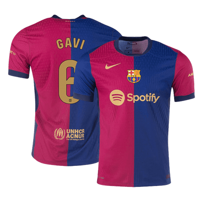 Avtentičen nogometni dres GAVI #6 Barcelona domači 2024/25