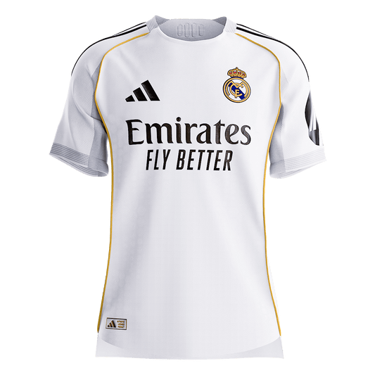 Avtentičen domači nogometni dres Real Madrid 2025/26, bel