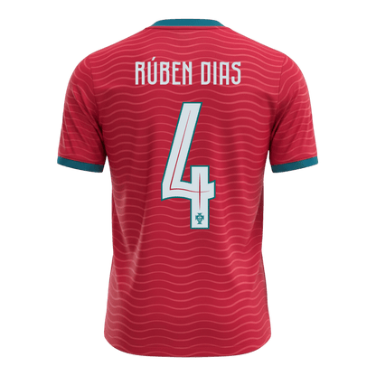 RúBEN DIAS #4 Portugal Home Soccer Jersey World Cup 2026