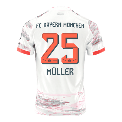Bayern Munich MÜLLER #25 Away Soccer Jersey 2025/26