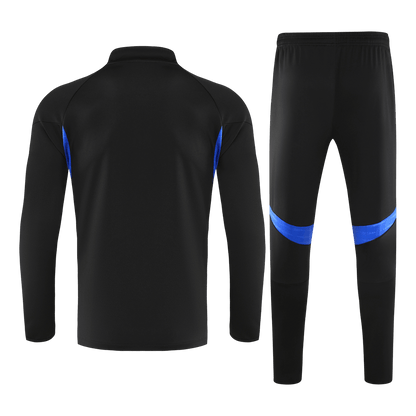 Manchester United 1/4 Zip Tracksuit 2025/26 Black