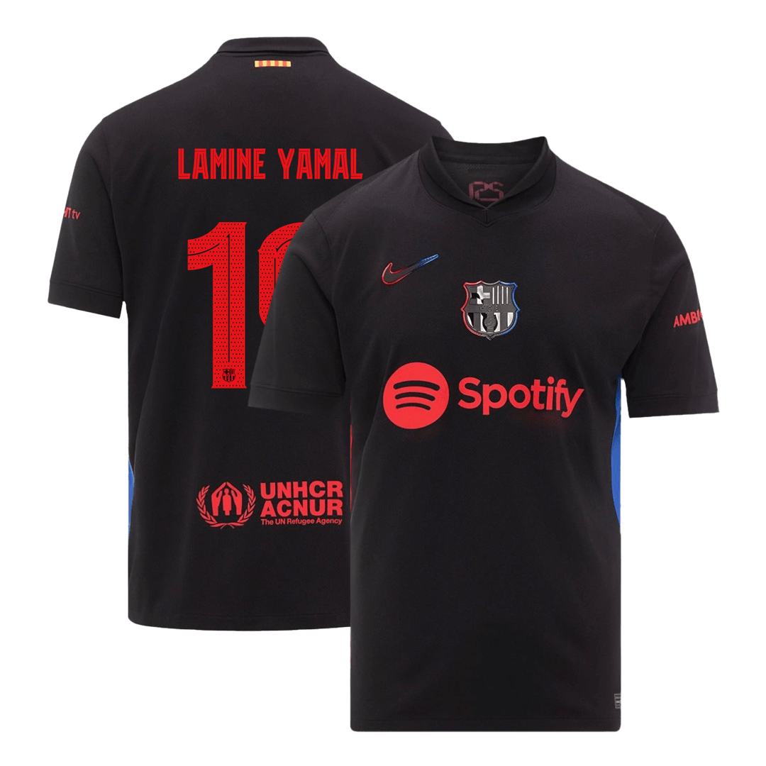 Barcelona LAMINE YAMAL #19 Soccer Jersey Away Custom Shirt 2024/25-UCL