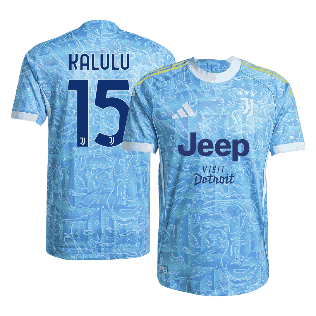 KALULU #15 Camiseta de Jugador Versión Visitante Juventus 2025/26