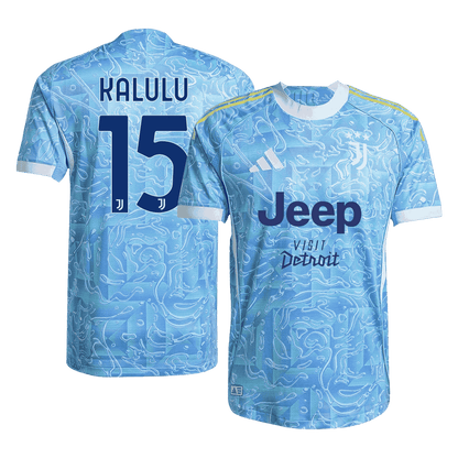 KALULU #15 Camiseta de Jugador Versión Visitante Juventus 2025/26